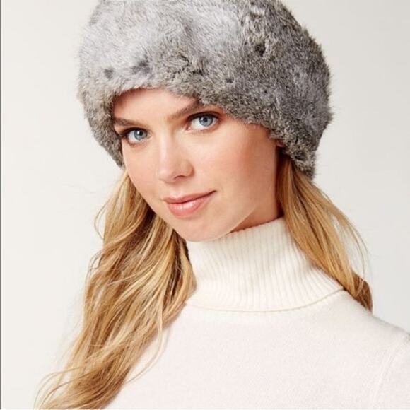 Surell Faux Fur Head Wrap main image 5